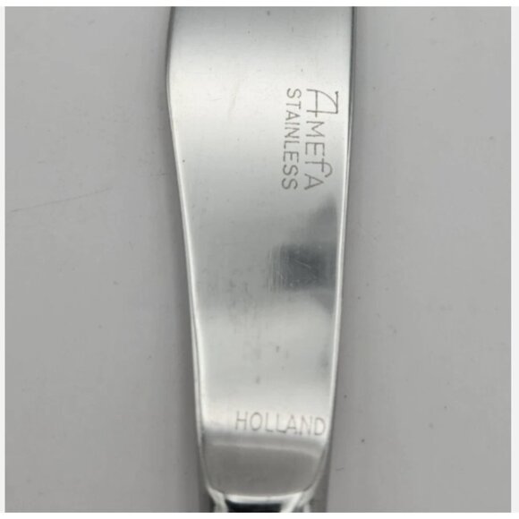 Vintage Amefa Holland Stainless Steel Dinner Knife Lot of 4 Knives Prestige Rare - Picture 13 of 14